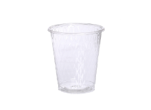 שרול כוס פלסטיק יהלום 40 יח' - שקוף