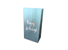 שקיות נייר happy birthday - כחול